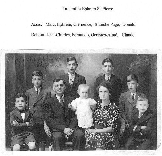 Famille Éphrem St-Pierre