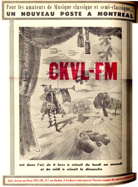 CKVL FM  (Nouveau poste)