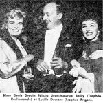 Jean-Maurice Bailly, Mme Denis Drouin et Lucille Dumont