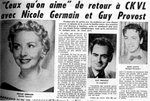 Nicole Germain, Guy Provost et Jean Coutu
