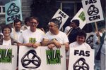 Grève à l'hopital Régina 1989