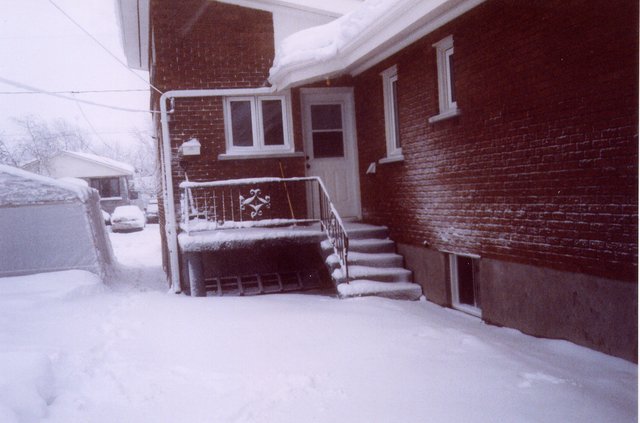 Maison à Jean Léveillé en hiver