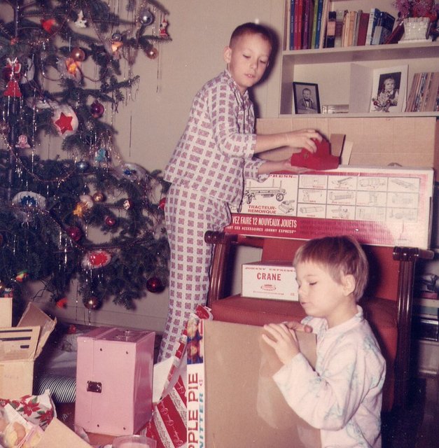 Richard et Johanne Léveillé Noël 1969