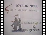 Noël chez Julie et Gilbert 1