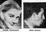 Andrée Champagne et Denis Drouin