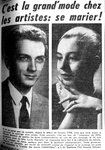 Claude Boulard et Lucille Marcotte (MARIAGE)