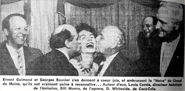 Ernest Guimond, Georges Bouvier, Louis Comte et Bill Monro