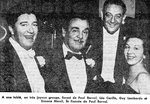 Guy Lombardo, Simone Mercil, Léo Carillo et Paul Berval.