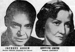 Jacques Auger & Germaine Lemyre
