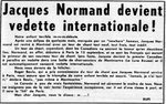 Jacques Normand internationnale