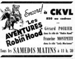 Les Aventures de Robin Hood 30 nov.1957