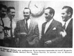 Louis Bélanger et ses camarades.