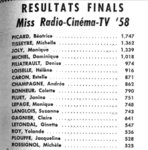 Miss Radio-Cinéma '58
