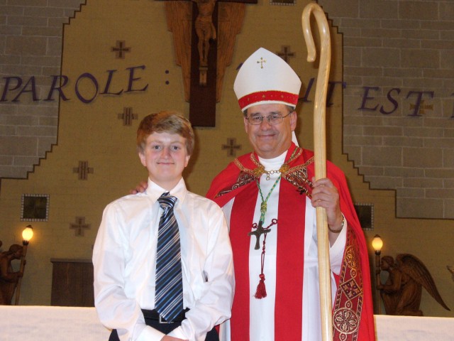 Confirmation de Marc Gélinas à Lachute en 2010