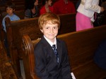 Première communion de Jonathan le 22 mai 2011