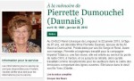 Pierrette Dumouchel DCD